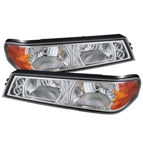 xTune Chevy Colorado 04-12 / GMC Canyon 04-12 Bumper Lights Chrome CBL-YD-CCO04-C - 5074317