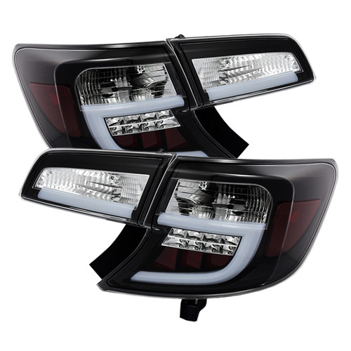 Spyder Toyota Camry 12-14 Light Bar LED Tail Lights Black ALT-YD-TC12-LBLED-BK - 5079411