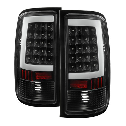 xTune GMC Sierra 07-13 LED Tail Lights Black ALT-ON-GS07-G2-LED-BK - 5081551