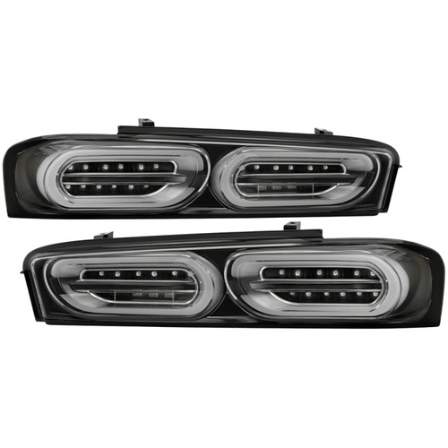 Spyder Chevy Camaro 16-18 Halogen LED Tail Lights Black ALT-YD-CCAM16HAL-SEQ-BK - 5087218