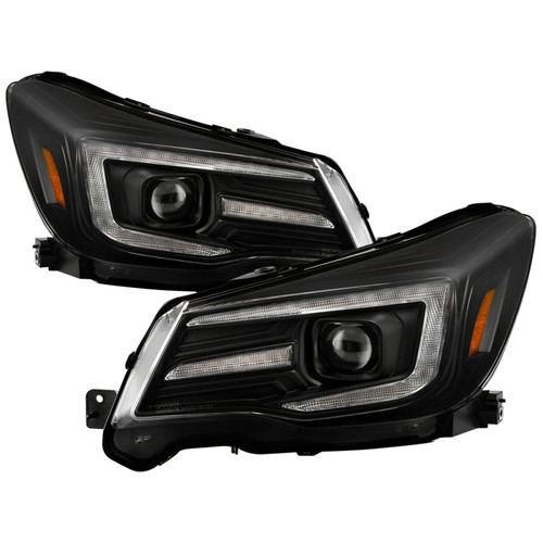 Spyder Signature Subaru Forester 14-16 Halogen Model Only Headlights (PRO-YD-SUFO14SI-BK) - 5088444