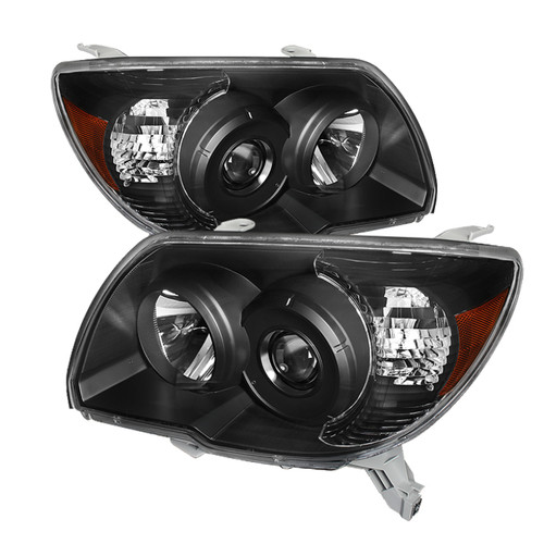 xTune Toyota 4Runner 06-09 Crystal Headlights Black HD-JH-T4R06-AM-BK - 9023378