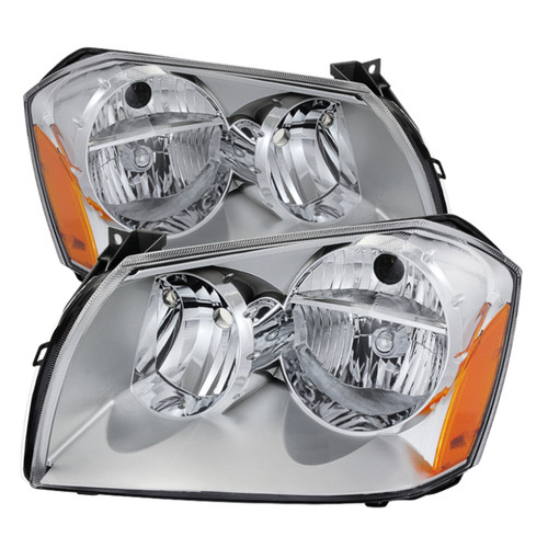 xTune Dodge Magnum 05-07 Crystal Headlights Chrome HD-JH-DMAG05-AM-C - 9024719