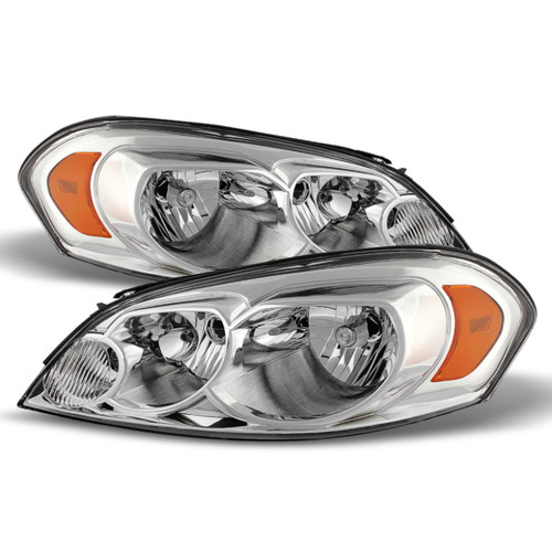 xTune Chevy Impala 06-13 Monte Carlo 06-07 Crystal Headlights Chrome HD-JH-CIM06-AM-C - 9026232
