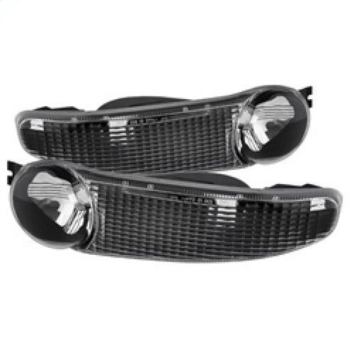 xTune GMC Sierra Denali 00-06 Bumper Lights Black CBL-GD00-BK - 9027079