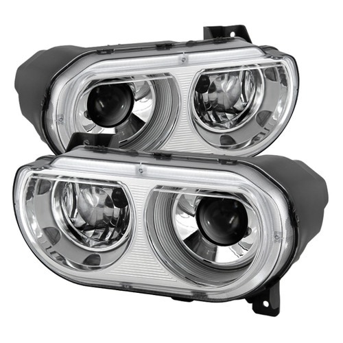 xTune Dodge Challenger 08-14 Xenon Hid Model Only Projector Headlamps Chrome HD-JH-DCHAL08-HID-C - 9027284
