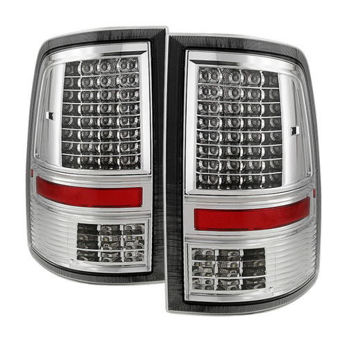 xTune Dodge Ram 1500 09-14 LED Tail Lights Incandescent Model Only Chrome ALT-JH-DR09-LED-G2-C - 9034848