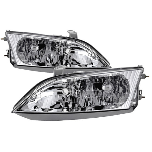 xTune Lexus ES300 1997-2001 Halogen Models Only OEM Style Headlights - Chrome140 HD-JH-LES30097-OE - 9035487