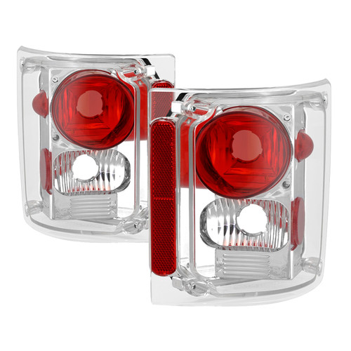 xTune Chevy Suburban 73-91 Euro Style Tail Lights - Chrome ALT-JH-CCK73-C - 9036521