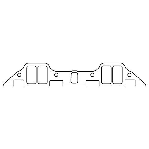 Cometic Chrysler B/RB .125in Fiber Intake Mani Gasket Set-1.229in x 2.310in Rectangle Port - C5611-125
