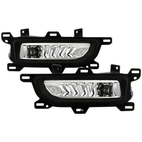 Spyder 20-22 Nissan Titan OEM Style Fog Lights w/Switch (Bulbs Size - 5W) - Clear (FL-NT2020-LED-C) - 9051333