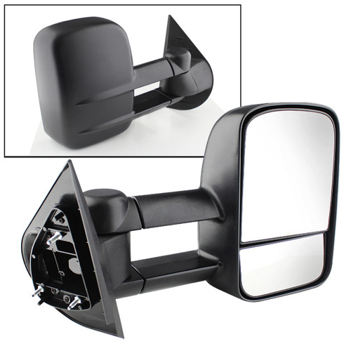 xTune Chevy Silverado 07-12 Manual Extendable Power Heated Adjust Mirror Right MIR-CSIL07-PW-R - 9925009