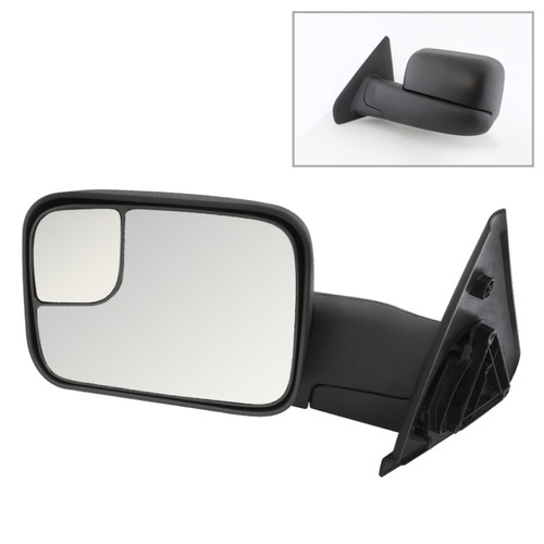 xTune Dodge Ram 02-09 Manual Extendable Manual Adjust Mirror Left MIR-DRAM02-MA-L - 9925092