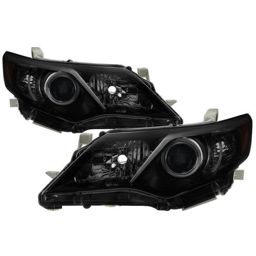 xTune Toyota Camry LE XLE Hybrid Models 12-14 OE Style Headlight - Black Smoke HD-JH-TCAM12-AM-BSM - 9937569