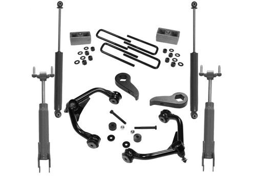 Superlift 11-19 Chevy Silv/GMC Sierra 2500 HD 3in Lift Kit w/ Superlift Rear Shocks - K1010