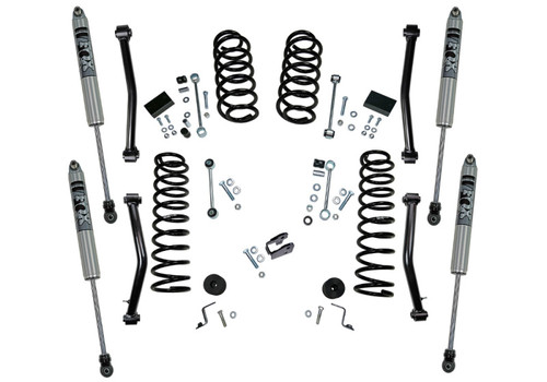 Superlift 18-19 Jeep Wrangler JL Unlimited 4in Lift Kit Including Rubicon w/ Fox Shocks - K176F Photo - Primary