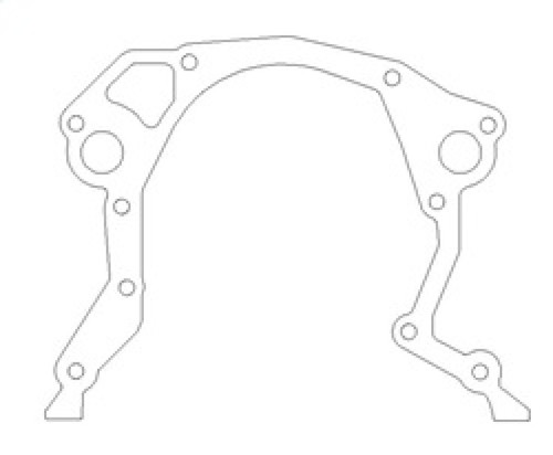 Cometic Ford 351C 335 Series V8 .020in Rubber Coated Steel Timing Cover Gasket - C5661-020