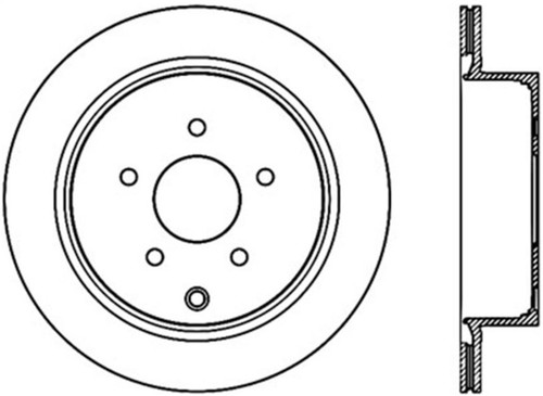 StopTech Power Slot 03-09 Infiniti FX35/FX45/Nissan Murano SportStop Cryo Slotted Rear Right Rotor - 126.42078CSR