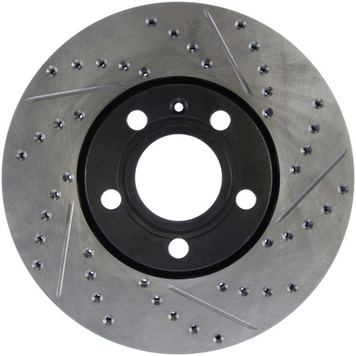 StopTech 96-7/04 Audi A4 / 95-01 A6 / 7/98-05 VW Passat Left Front Slotted and Drilled Rotor - 127.33039L