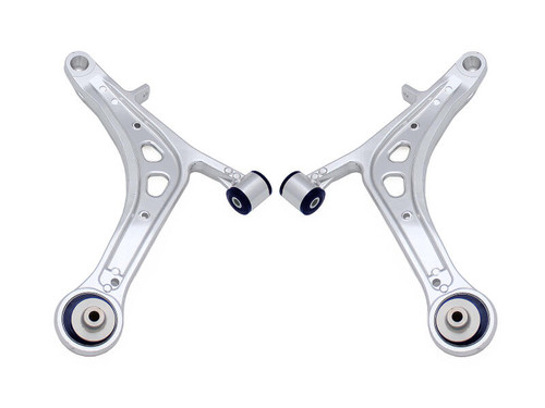 SuperPro 2008 Subaru Impreza WRX STI Front Lower Alloy Control Arm Kit (+Caster) - ALOY0015K