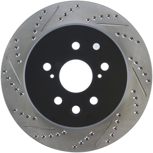 StopTech Slotted & Drilled Sport Brake Rotor Right Rear 13-14 Lexus GS300/350/400/430 - 127.44189R