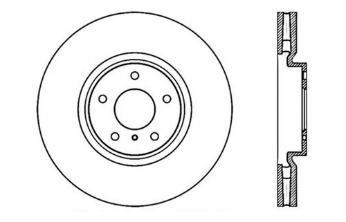 StopTech Drilled Sport Brake Rotor - 128.42095L
