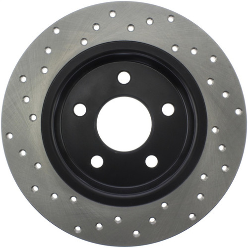 StopTech 13 Ford Focus ST Drilled Left Rear Rotor - 128.61099L