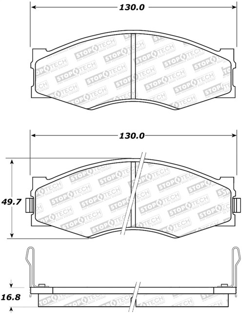 StopTech Street Brake Pads - 308.02660