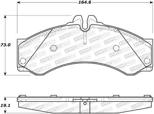 StopTech Street Brake Pads - 308.09490