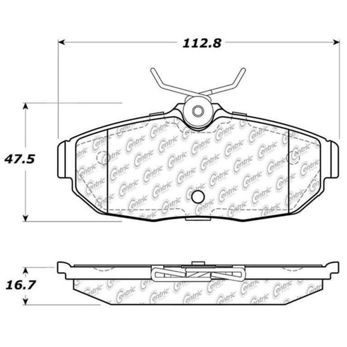 StopTech Street Touring 05-09 Ford Mustang Cobra/Mach 1 V6/GT / 10 Shelby Rear Pads - 308.10820