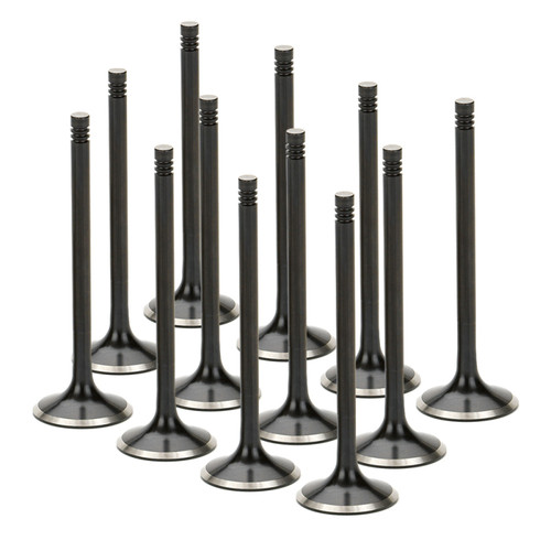 Supertech Ford Falcon Barra XR6 32mm x 5.98mm x 105.80mm Black Nitride Exhaust Valve - Set of 12 - FFEVN-1050S-12