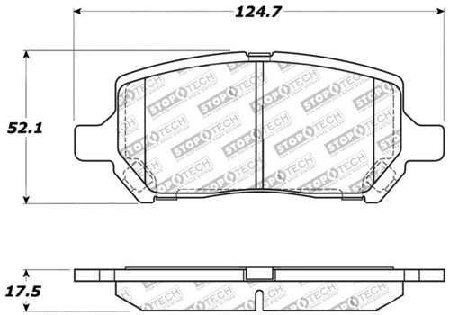 StopTech Performance Brake Pads - 309.09560