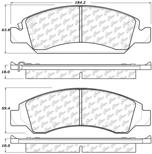 StopTech 08-20 Cadillac Escalade Front Truck & SUV Brake Pad - 319.13630