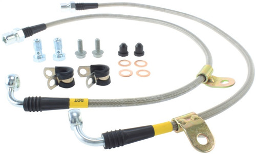 StopTech 05 Chrysler 300C 5.7L V8 w/ Vented Rear Disc Stainless Steel Front Brake Lines - 950.63003