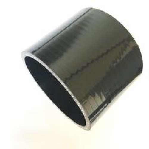 Ticon Industries 4-Ply Black 3.5in Straight Silicone Coupler - 131-08903-0401