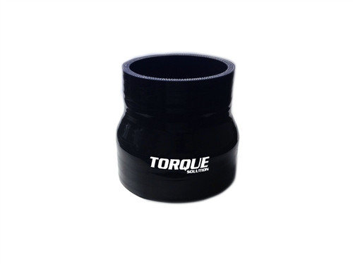 Torque Solution Transition Silicone Coupler: 2.5 inch to 3 inch Black Universal - TS-CPLR-T253BK