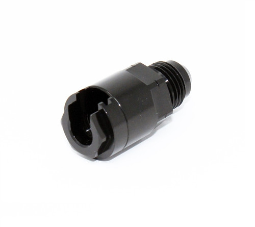 Torque Solution Locking Quick Disconnect Adapter Fitting: 3/8in SAE to -6AN Male Flare - TS-FTG-003
