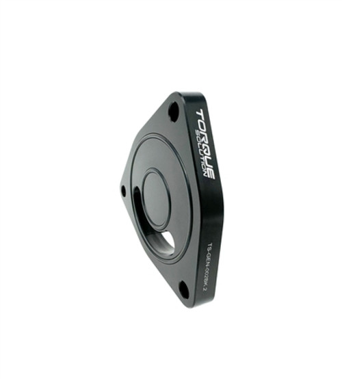 Torque Solution V2 Blow Off BOV Sound Plate (Black): Multiple Applications - TS-GEN-002BK.2