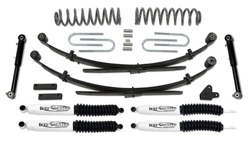 Tuff Country 87-01 Jeep Cherokee 4x4 3.5in Lift Kit EZ-Flex w/Rear Leaf Springs (No Shocks) - 43803K