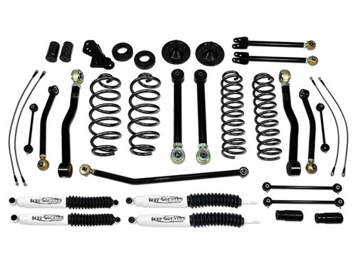 Tuff Country 07-18 Jeep Wrangler JK 4in Performance Lift Kit EZ-Flex (SX6000 Shocks) - 44002KH