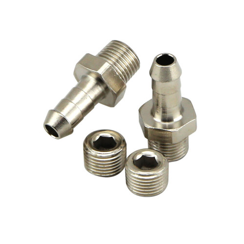 Turbosmart 1/8in NPT 6mm Hose Tail Fittings and Blanks - TS-0550-3008