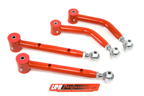 UMI Performance 71-75 GM H-Body Adjustable Upper & Lower Control Arm Kit - 501619-R