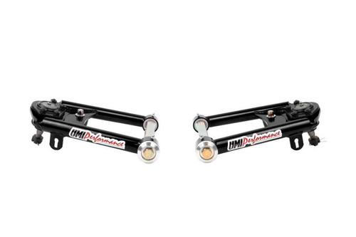 UMI Performance 73-87 GM C10 Street Performance Upper Control Arms - Black - 6433-B