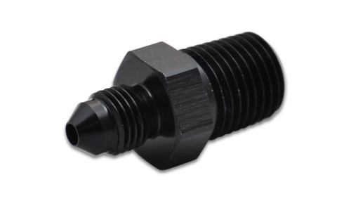 Vibrant -4AN to 1/4in NPT Straight Adapter Fitting - Aluminum - 10216