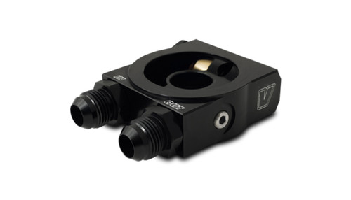 Vibrant Thermostatic Oil Cooler Sandwich Adapter w/Thermostat - 17065