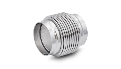 Vibrant SS Bellow Assembly w/ Solid Liner 2.25in inlet/outlet ID x 3in overall L Electro Polished - 68683