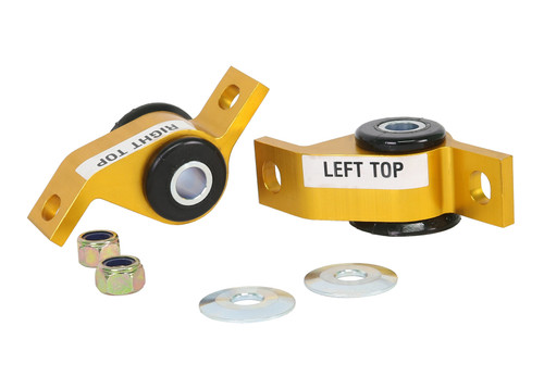 Whiteline 93-00 Subaru Impreza Non-Turbo Front Lower control arm anti-dive caster kit - KCA319A