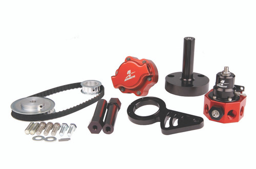 Aeromotive Chevrolet Big Block Belt Drive Fuel Pump & Double Adjustable Reg Bolt-On Kit - 17243