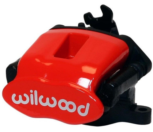 Wilwood Caliper-Combination Parking Brake-R/H-Red 41mm piston 1.00in Disc - 120-10111-RD
