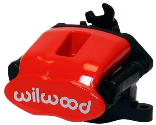Wilwood Caliper-Combination Parking Brake-L/H-Red 41mm piston .81in Disc - 120-10112-RD